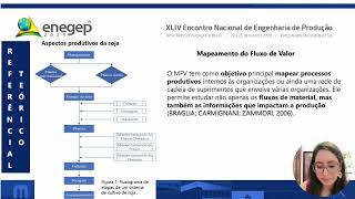 LEAN MANUFACTURING NA AGRICULTURA: MAPEAMENTO DO FLUXO DE VALOR APLICADO À PRODUÇÃO DE SOJA