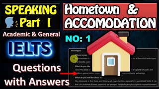 IELTS Speaking Part 1: Hometown & Accommodation | Perfect Answers for Band 9! 🏡✈️ #IELTSPreparation