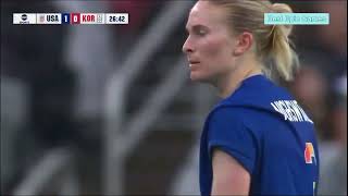 Women's International Friendly - USA vs South Korea (04-06-2024) - Full Match - First 25 Mins(1080p)