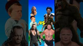 IShowSpeed, Kong, Brock Lesnar VS The Undertaker, Hasbulla, Tangy 😈 #comparison #wwe