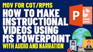 HOW TO MAKE VIDEO LESSON USING POWERPOINT (WITH AUDIO AND NARRATION)