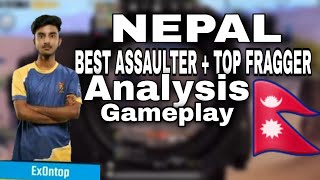 @OnTopp  - THE BEST ASSAULTER AND TOP FRAGGER  PLAYER IN Nepal..... Why!!!!