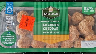 Testissä: Snellman Kunnon lihapullat jalapeno - cheddar