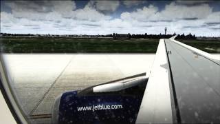 FSX Jetblue A320 Landing at KMCO