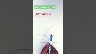 Angle 30 degree #maths #angle #geometry