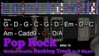 Mellow Soulful Pop Rock Backing Track Jam