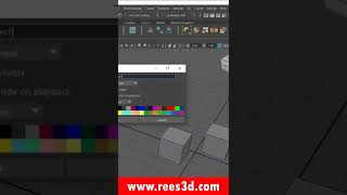 How to Create Layers in Maya 2023 #rees3d #shorts #maya