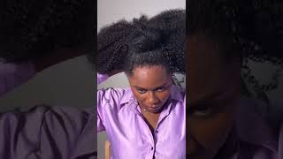 Half up half down hairstyle #naturalhairstyles