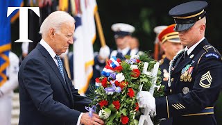 LIVE: President Biden lays wreath on Veterans Day