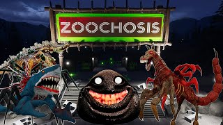 Zoochosis ALL JUMPSCARES vs MINECRAFT vs ROBLOX vs GARRY'S MOD and ALL ZOONOMALY 2 MONSTERS #45