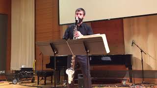 Solo bass clarinet, Jeff Anderle: mvt. 2, Sacred Teaching of the Lonely Goose (Cornelius Boots)