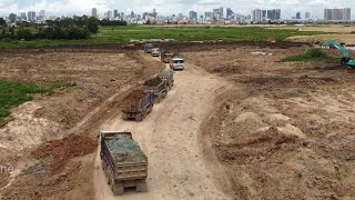 Mighty Powerful 8 Bulldozer SHANTUI DH17C2 pushing mud for comple big pit