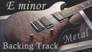 Metal Guitar Backing Track in E Minor