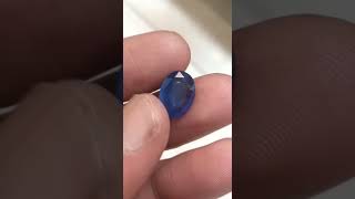 Good Quality Natural Blue Sapphire Stone Oval Shape #shorts #viral #youtubeshorts #2022 #blue #gems