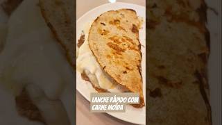 Lanche Rápido Com Carne Moída