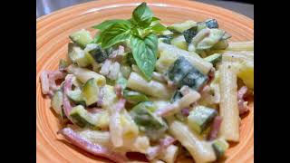 Pasta speck e zucchine