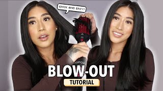 HOW TO: BLOW-OUT YOUR HAIR AT HOME! *EASY*