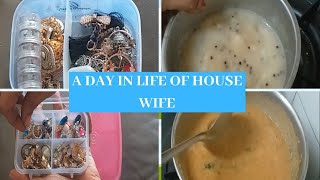 A Day In my Life | Kids Snacks | Earrings Organiser | Amma Samayal Pattani Kuruma | Applejuice