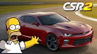 【CSR2】Camaro SS (maxed elite, 1/2 mile), shift & tune for 12.258