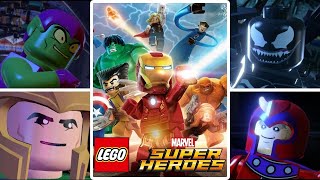 LEGO Marvel Super Heroes - ALL BOSSES (with Cutscenes) + Ending