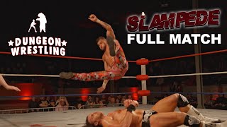 Dungeon Wrestling presents Slampede 2024   Dirty Dango v Chris Adonis Chris Masters   - Title Match