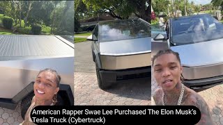 American Rapper Swae Lee Purchased The Elon Musk’s Tesla Truck #Cybertruck #elonmusk #elon #swaelee