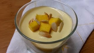 Mousse de manga (sem lactose) / Mango mousse (lactose free)