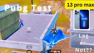 Pubg Test in Iphone 13pro max with screen recording | Lag test | highlight | game play | 120 fps