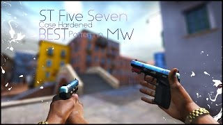 CSGO Showcase | StatTrak Five Seven Case Hardened MW #1 Pattern - Blue Gem