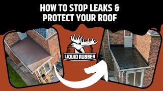 How To Stop Leaks, seal and protect your roof with Liquid Rubber