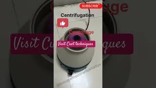 centrifugation# ultracentrifugation#differential centrifugation#shorts