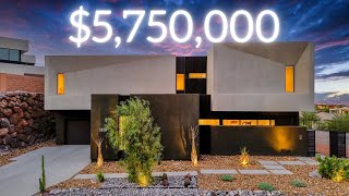 Touring $5.75M Modern Luxury Compound in MacDonald Highlands (Henderson, NV)