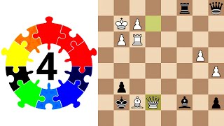 Chess Master solves chess puzzles (Checkmate in 4)