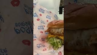 Posh Burger at Proper Eats Food Hall Aria Las Vegas October 2024