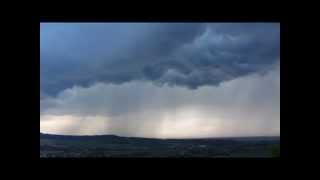 weak storm with amazing shelf cloud