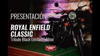 Presentación - Royal Enfield Classic Tribute Black Limited Edition