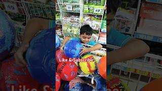 Funtime 😃 with Hiyan Playing Football in Supermarket #shorts | Hiyan & Mommy