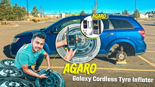 AGARO Galaxy Cordless Tyre Inflator: A Portable Solution for On-the-Go Inflation