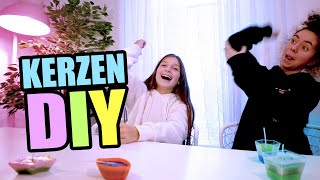 Selbstgemachte Kerzen DIY / Geschenkidee zu Weihnachten / kinder_sein