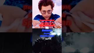 Spider-man vs Batman || I love the audio|| #edit #marvel #spiderman #batman #tomholland #benaffleck