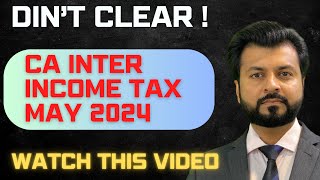 Din’t Clear in CA INTER MAY 2024| Don’t Worry | All will be fine | By CA Aarish Khan