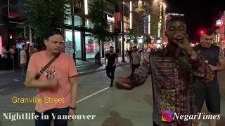 Nightlife in Vancouver - Granville Street نایت لایف در ونکوور