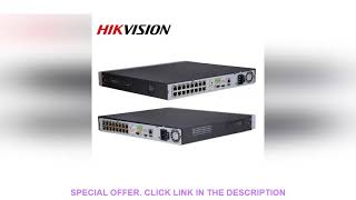 ⚡️ Sale 75% Off Hikvision NVR Original 16CH 8CH 4CH 4K POE NVR DS-7616NI-K2/16P H.265 8mp POE for I