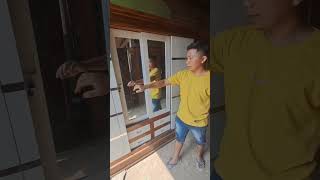 Almari 4 pintu sliding multifungsi #mebeljepara #mebelmurah#mebelmurah