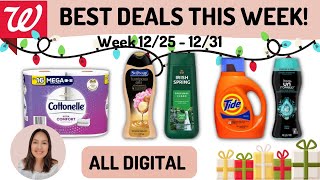 Best WALGREENS Couponing Deals - ONLY DIGITAL COUPONS! (12/25-12/31)