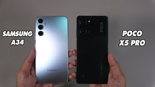 Samsung Galaxy A34 vs Poco X5 Pro | SpeedTest