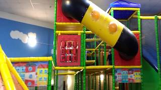 kids soft play centre indoor activities football slides fun town video reverse children