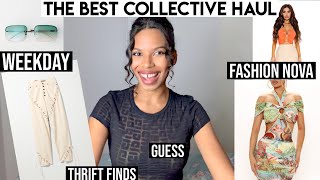 AFFORDABLE COLLECTIVE TRY ON HAUL | *Rare Finds* WEEKDAY, FASHION NOVA & MORE!