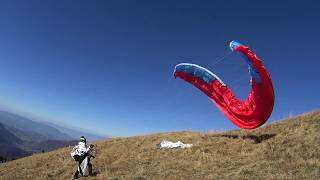 Pascal teste la klimber P - parapente