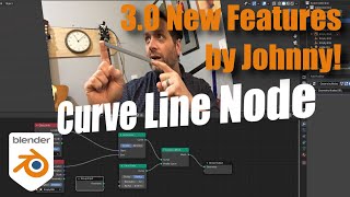 Blender 3.0 New Features: Curve Primitive Line